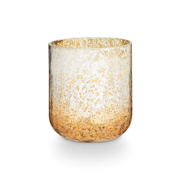 Balsam & Cedar Crackle Small Glass Candle