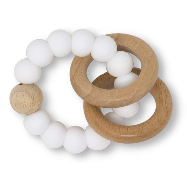 Ring Teether Color: White