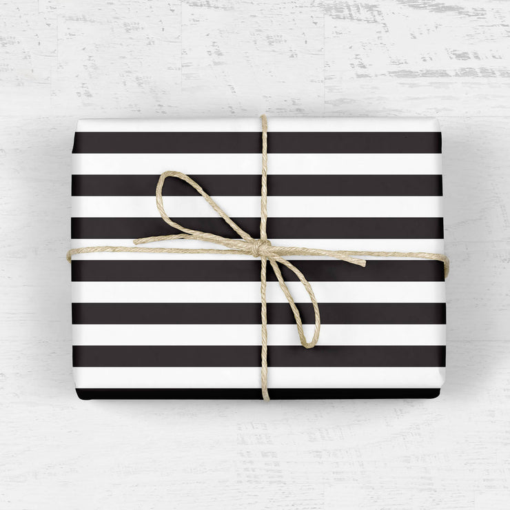 BOLD STRIPE Gift Wrap-  Flat Sheet