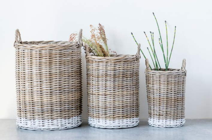 Natural Rattan Baskets