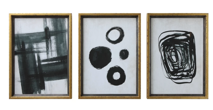 Abstract Framed Wall Art (assorted)