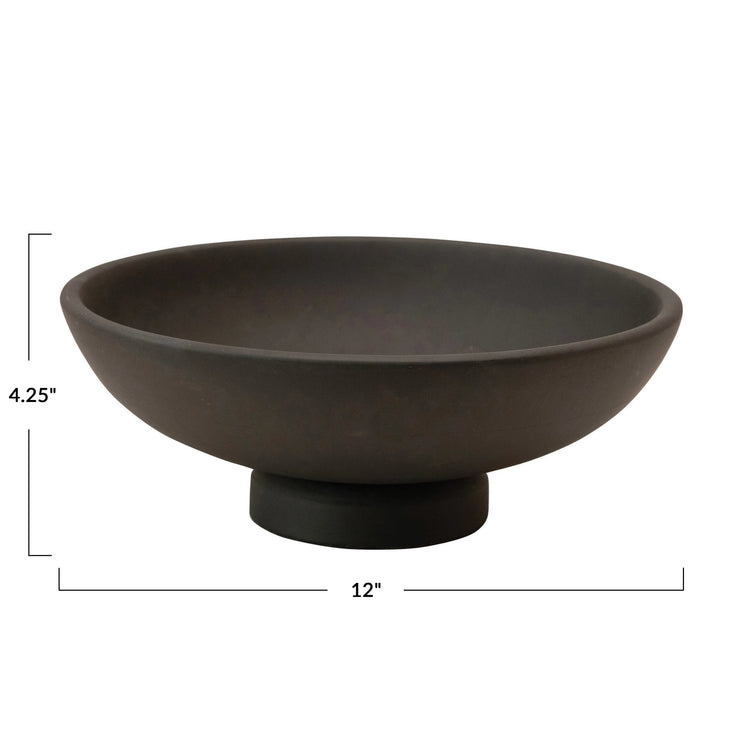 Black Mango Wood Bowl