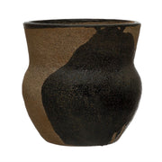 Terra-Cotta Pot w/ Black Design
