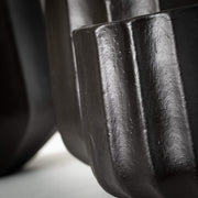 Black Fluted Pots
