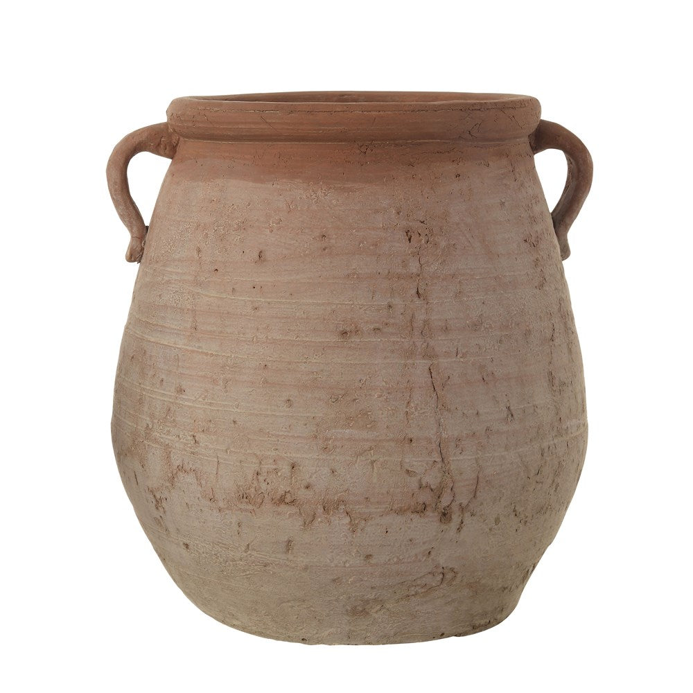 Whitewashed Terra-cotta Urn