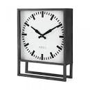 Felix Gray Metal Square Table Clock