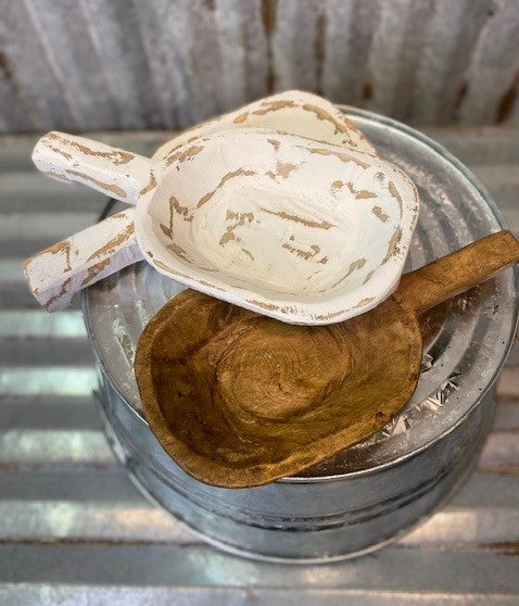 Mini Wood Scoop/Bowl